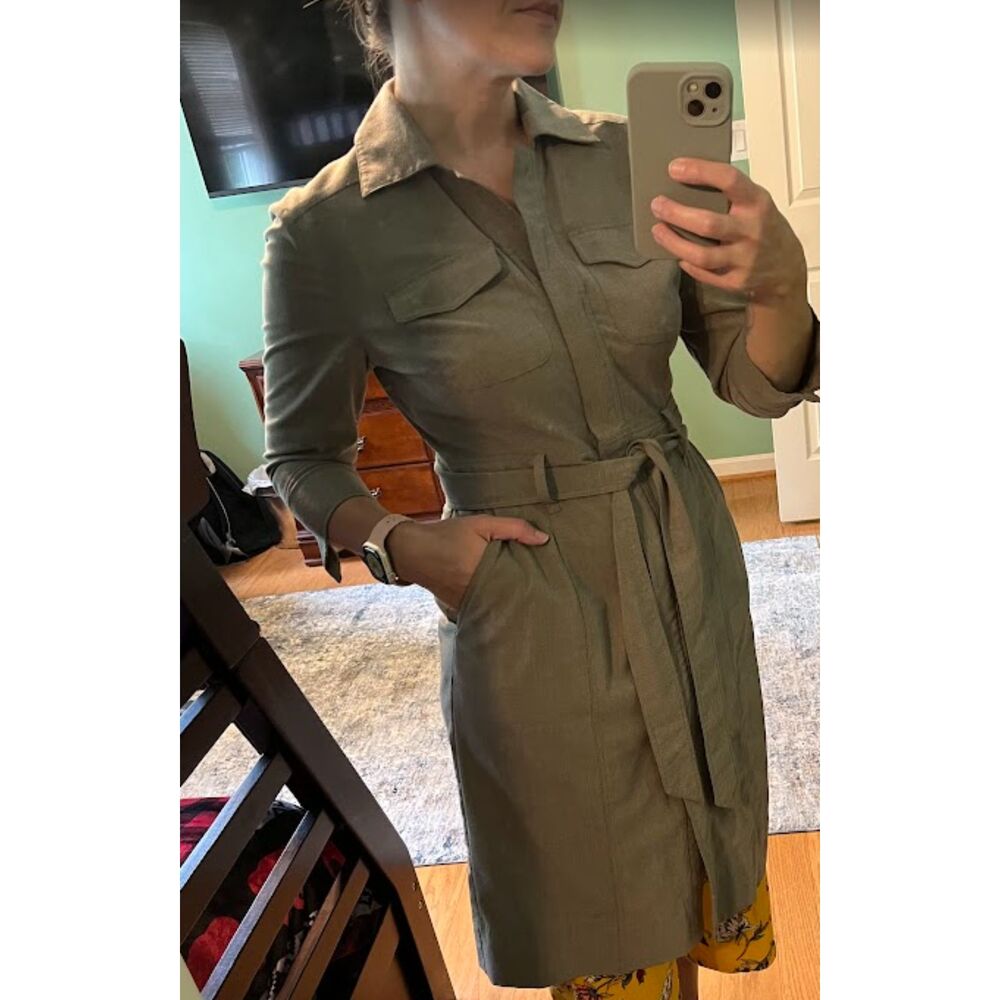 New York & Company Shirt Dress / Trench Coat - Size 2